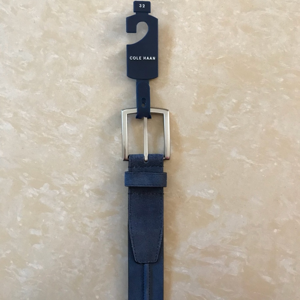 Cole Haan Suede Leather Belt- NEW